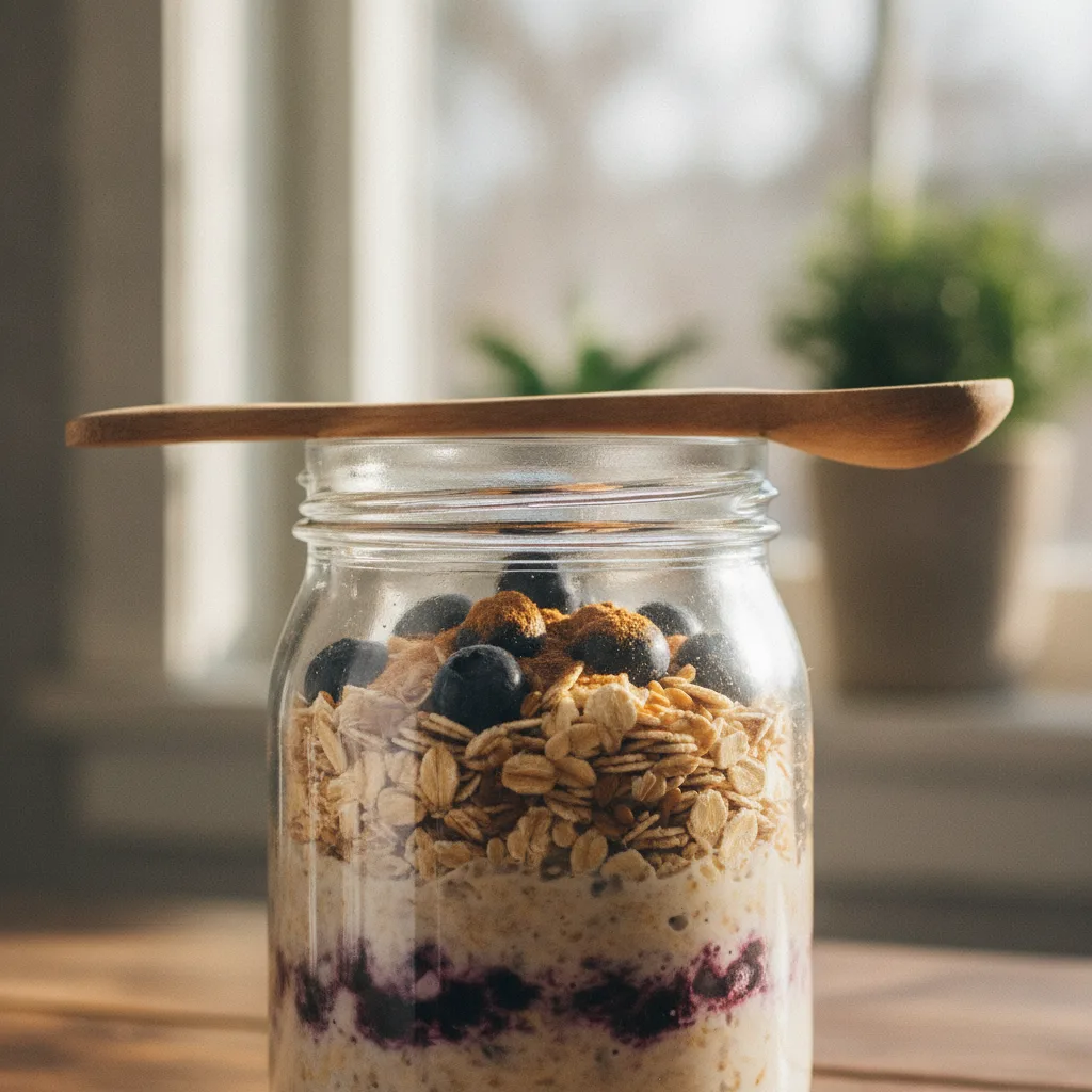 Overnight oat jar